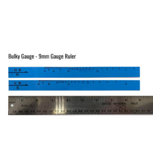 Scale Ruler, Bulky Gauge, Blue