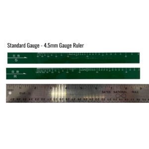 Scale Ruler, Standard Gauge, Green