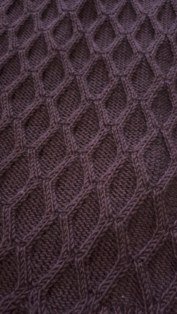 fyr cowl MACHINE KNITTING PATTERN